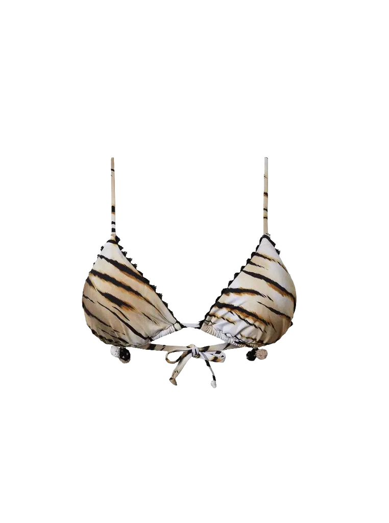 COSTUME DA BAGNO TRIANGOLO CON STAMPA ANIMALIER   TWINSET