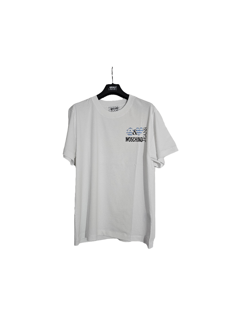 T-SHIRT IN JERSEY CON LOGO     MO5CH1NO JEANS