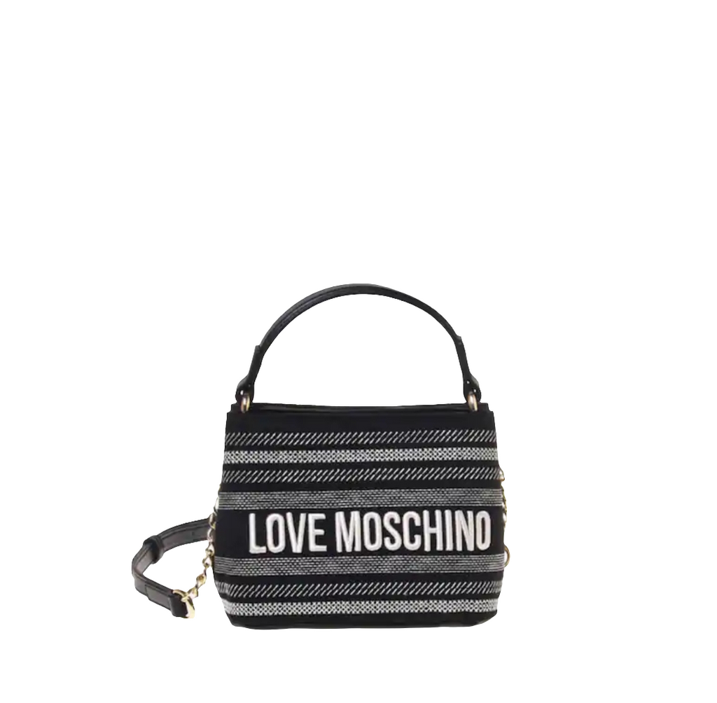 BORSA TOTE CON RICAMO     LOVE MOSCHINO