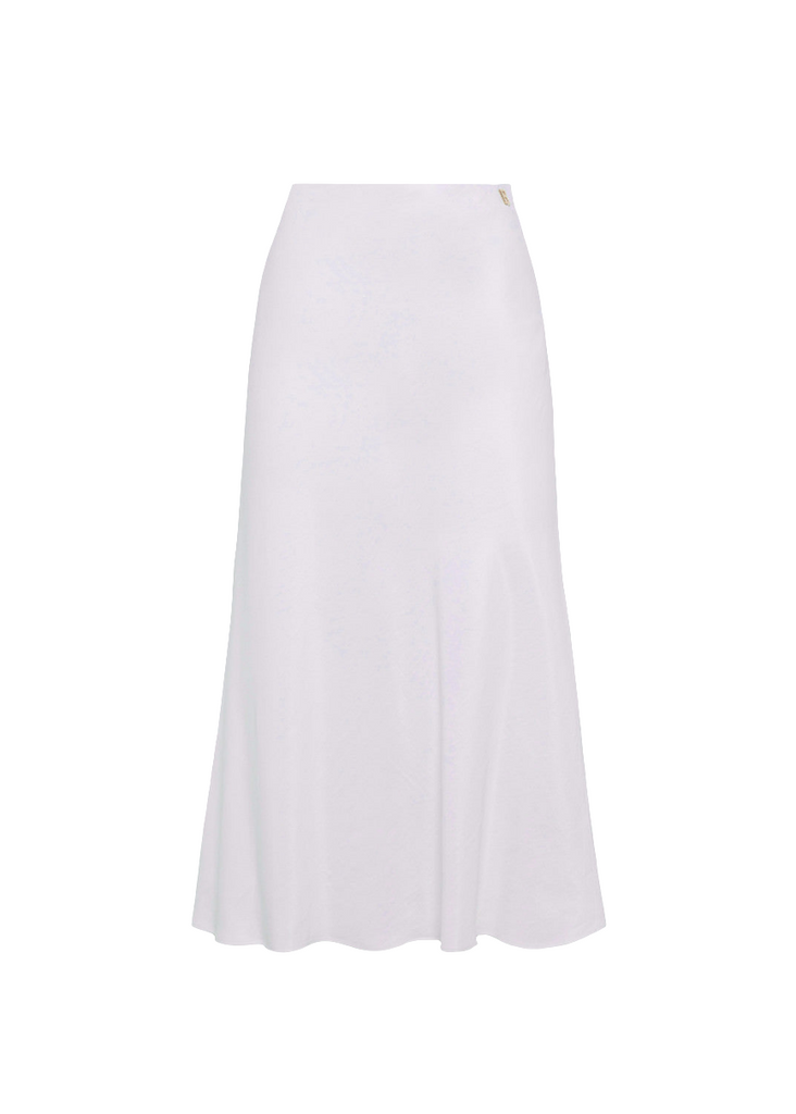 GONNA MIDI IN MISTO LINO     BLUGIRL Blumarine