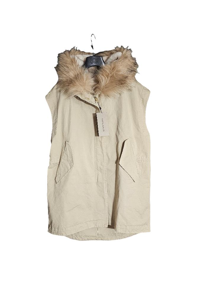 GIACCONE GILET CON CAPPUCCIO    VIOLANTI