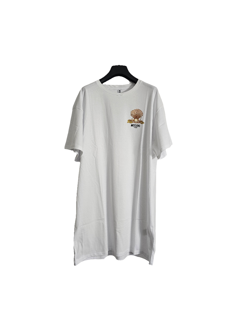 MAXI T-SHIRT COTTON JERSEY     MOSCHINO