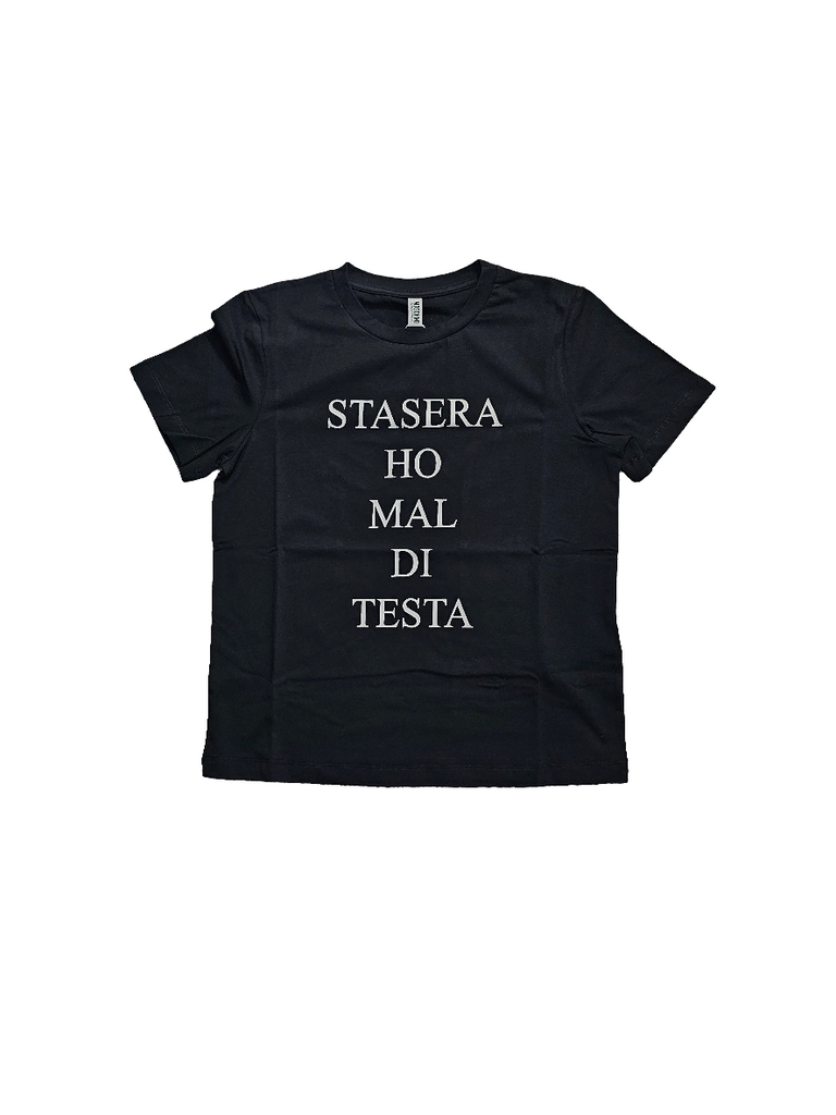 T-SHIRT STRETCH JERSEY     MOSCHINO