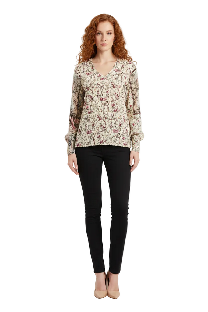 Blusa toile - frontale polsini elastico