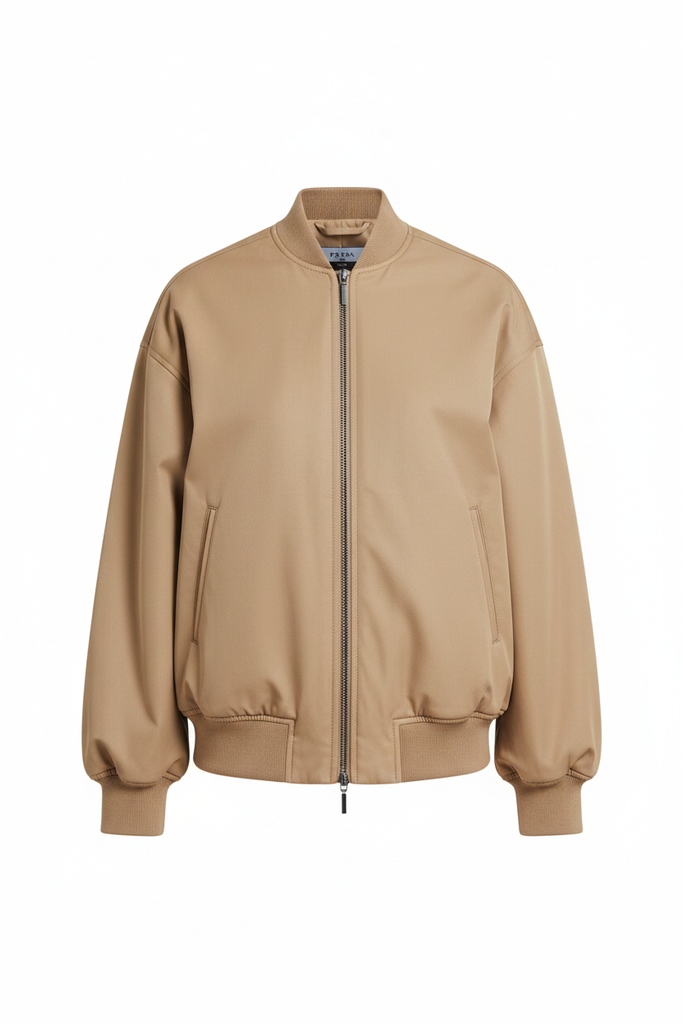 Bomber beige fronte