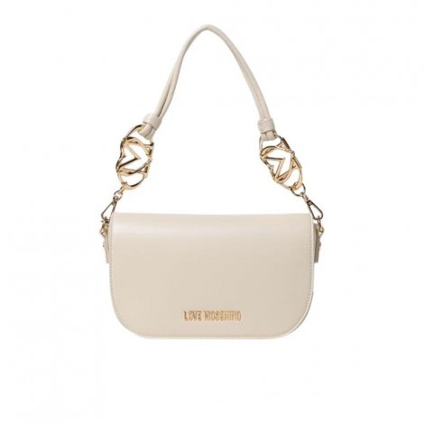 BORSA A SPALLA CON LOGO     LOVE MOSCHINO