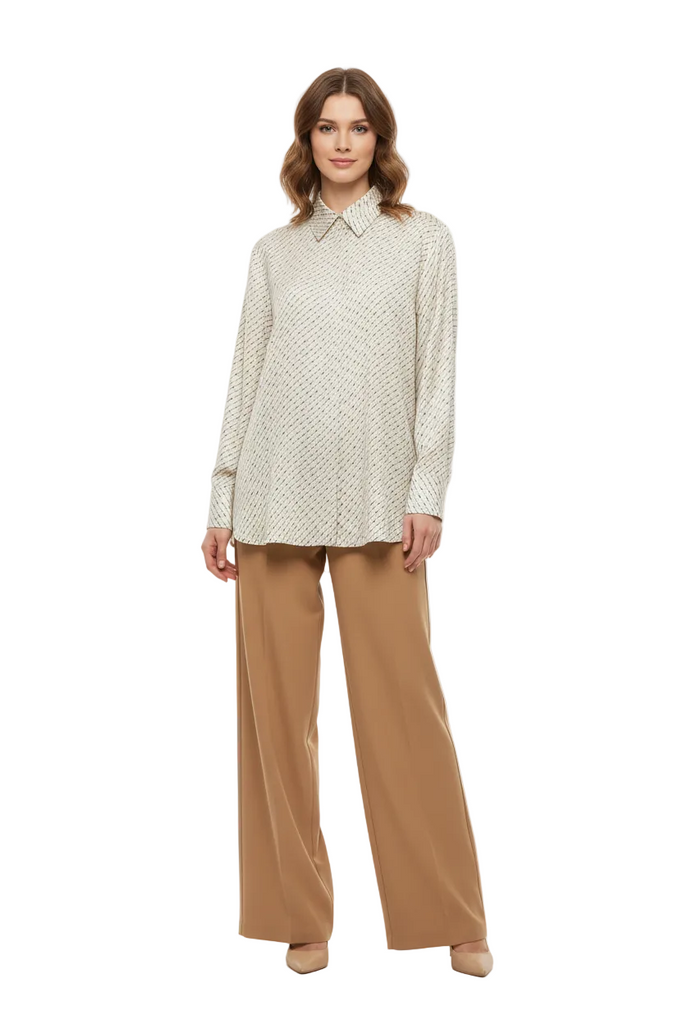 Camicia MAX MARA allover - frontale