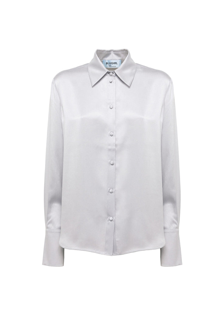 CAMICIA RASO IN SETA     BLUGIRL Blumarine