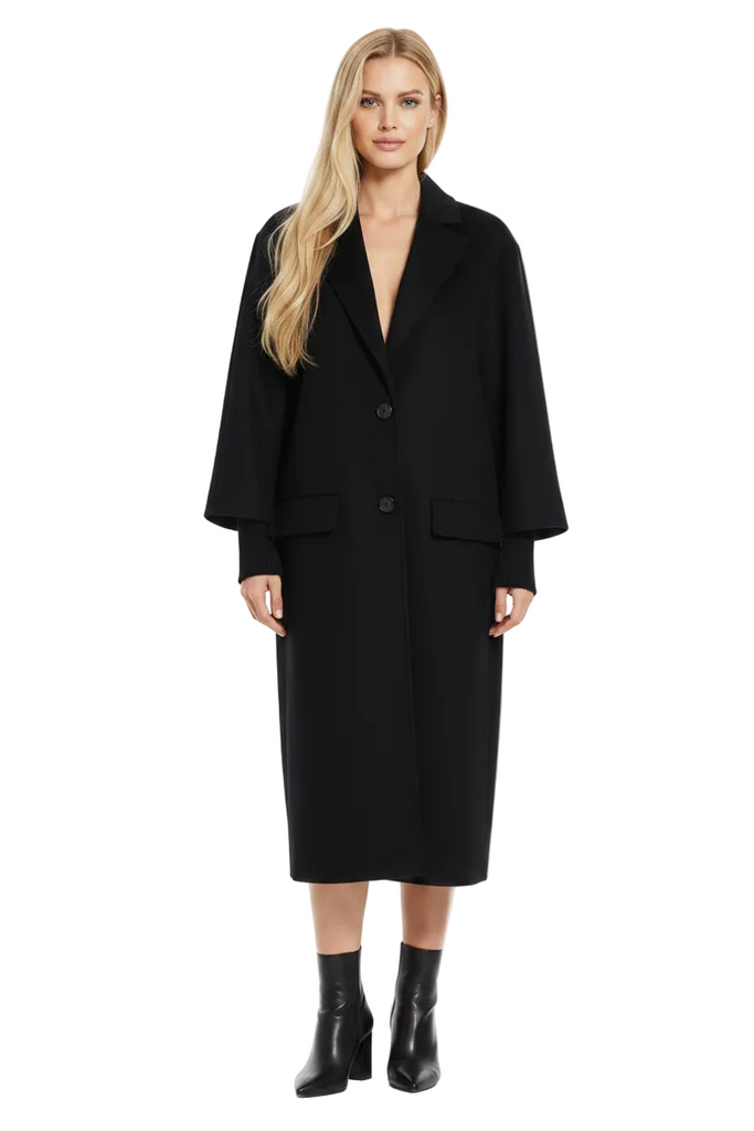 Cappotto nero - frontale intera