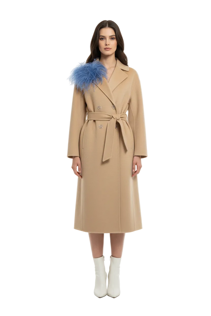 Cappotto Vaprio miele - frontale corretto