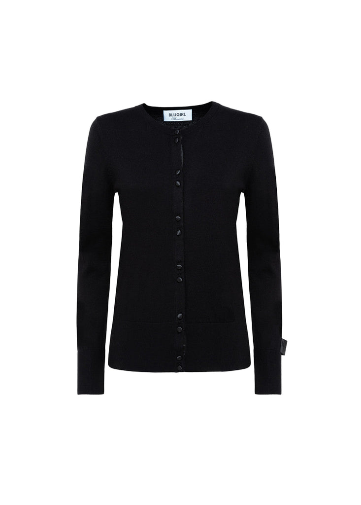 MAGLIA CARDIGAN BASIC ISTIN    BLUGIRL Blumarine