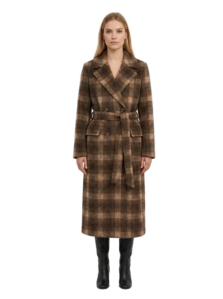 CAPPOTTO CHECK COLORE FONDENTE NOSECRETS
