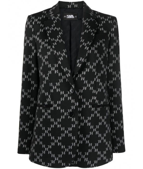 GIACCA JACQUARD PUNTO JACKET  KARL LAGERFELD