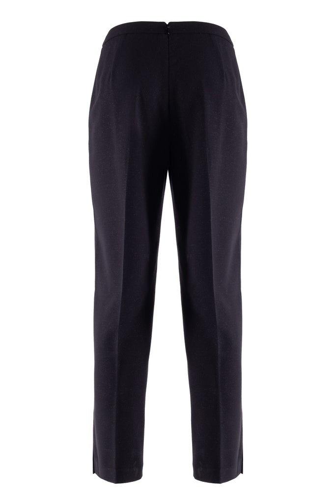 PANTALONE ELLA SIGARETTA CREPE IN LUREX NENETTE