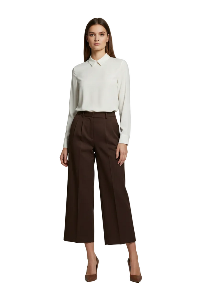 Frontale pantalone cioccolato