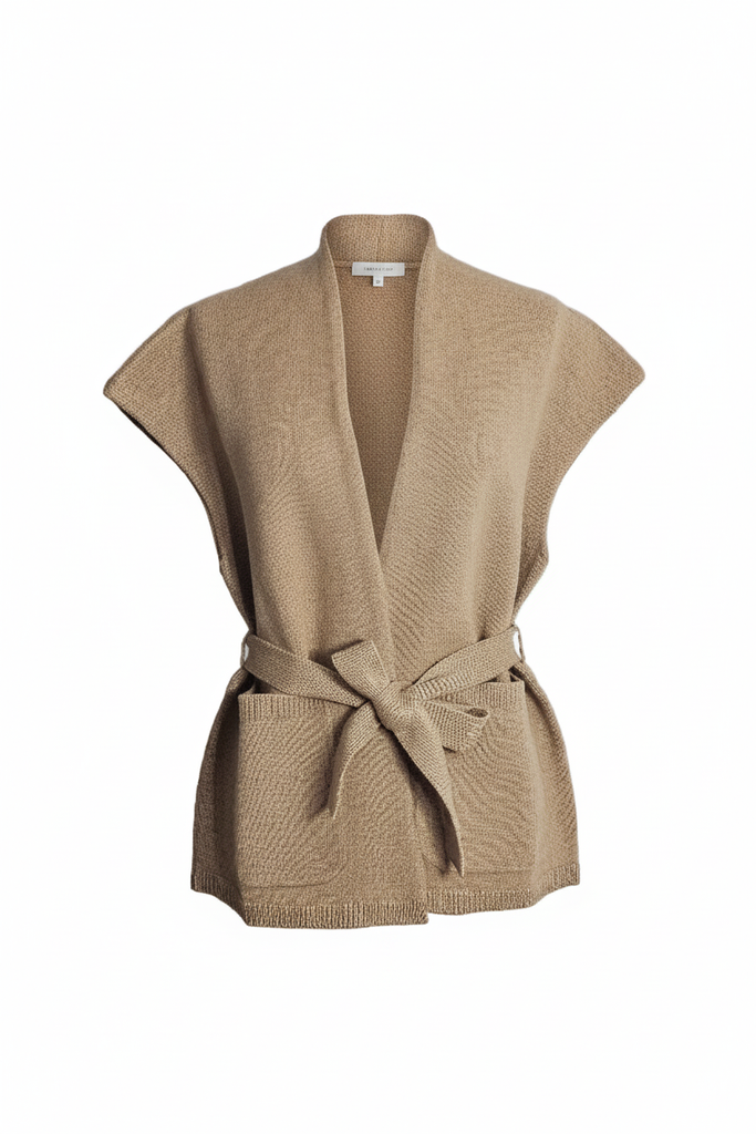 Gilet maglia senza manichino