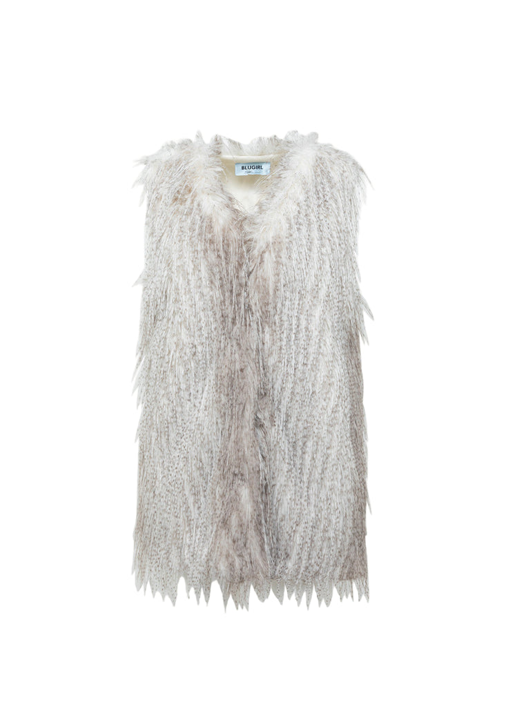 GILET IN FAUX FUR     BLUGIRL Blumarine