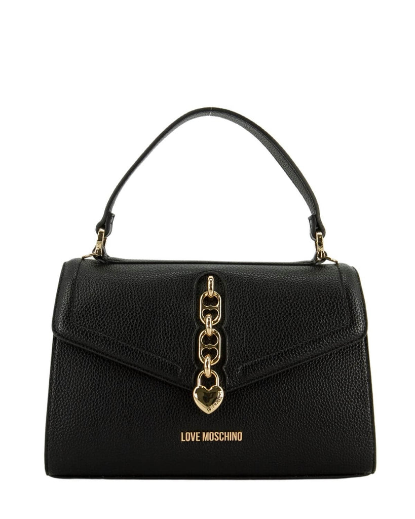 BORSA BOTTALATO CON CUORE IN METALLO    LOVE MOSCHINO