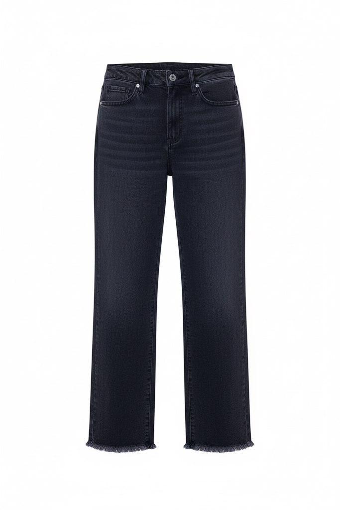 Jeans grigio scuro - dettaglio orlo