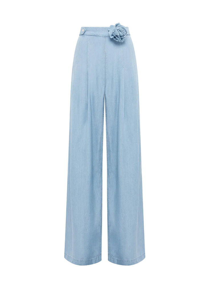 JEANS IN DENIM LYOCELL A GAMBA LARGA BLUGIRL Blumarine