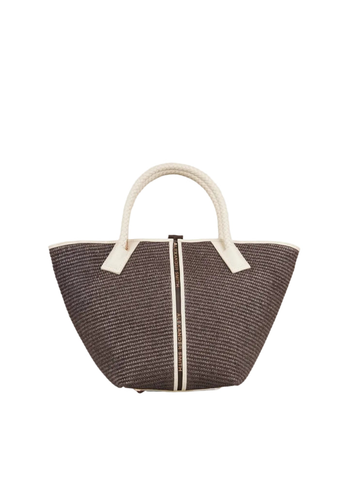 BORSA LAUREN MEDIUM CON TRACOLLA IN RAFIA ALEXANDER SMITH