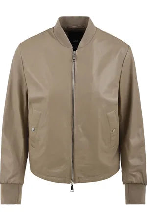 JACKET LEATHER BOMBER   ADD