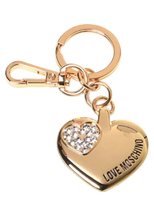 PORTACHIAVI CUORE BRILLANTINI LOVE MOSCHINO