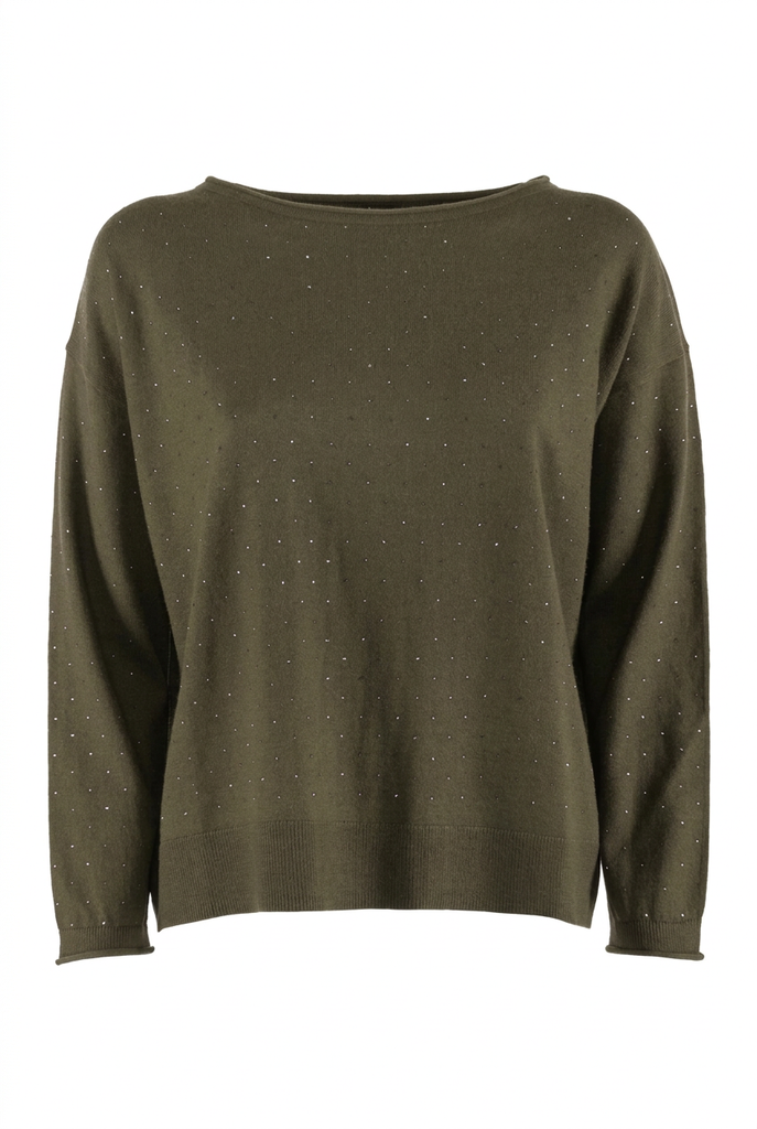 Maglia verde militare fronte