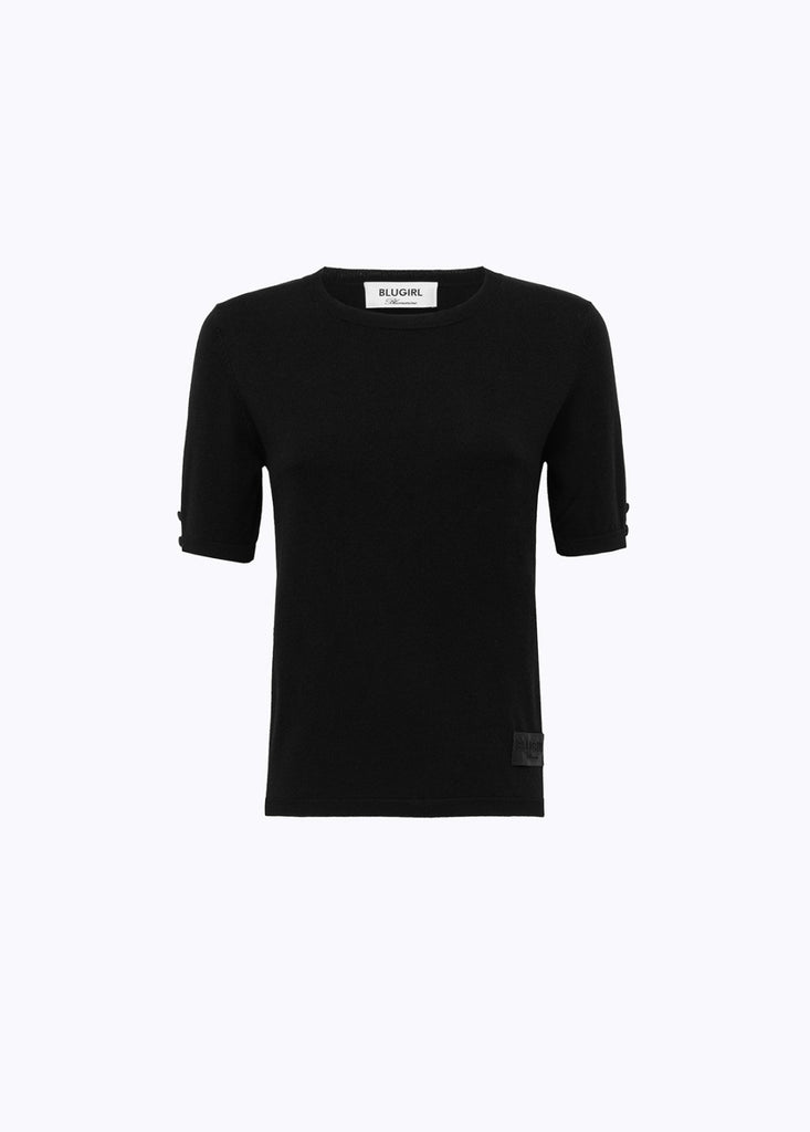 MAGLIA BASIC ISTIN GIROCOLLO    BLUGIRL Blumarine
