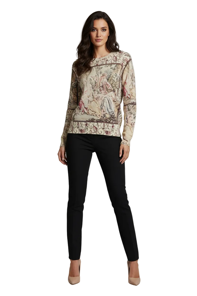 Maglione toile ecru - frontale