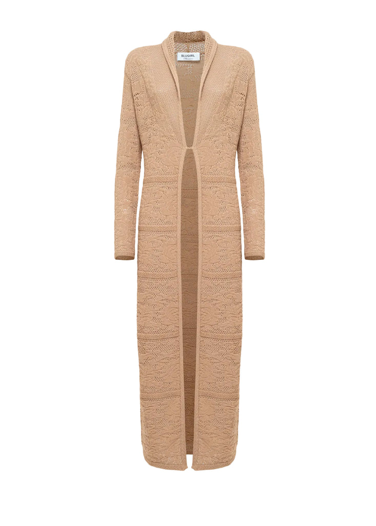CARDIGAN LUNGO MISTO COTONE BLUGIRL BLUMARINE