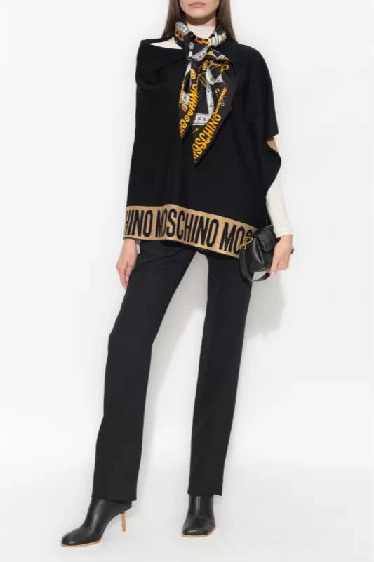 PONCHO REVERSIBILE    MOSCHINO