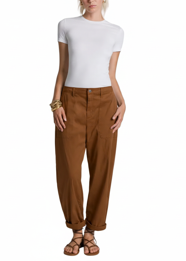 Pantalone marrone - Vista frontale