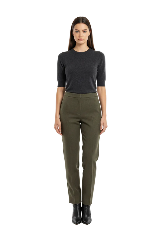 Pantalone verde militare - frontale
