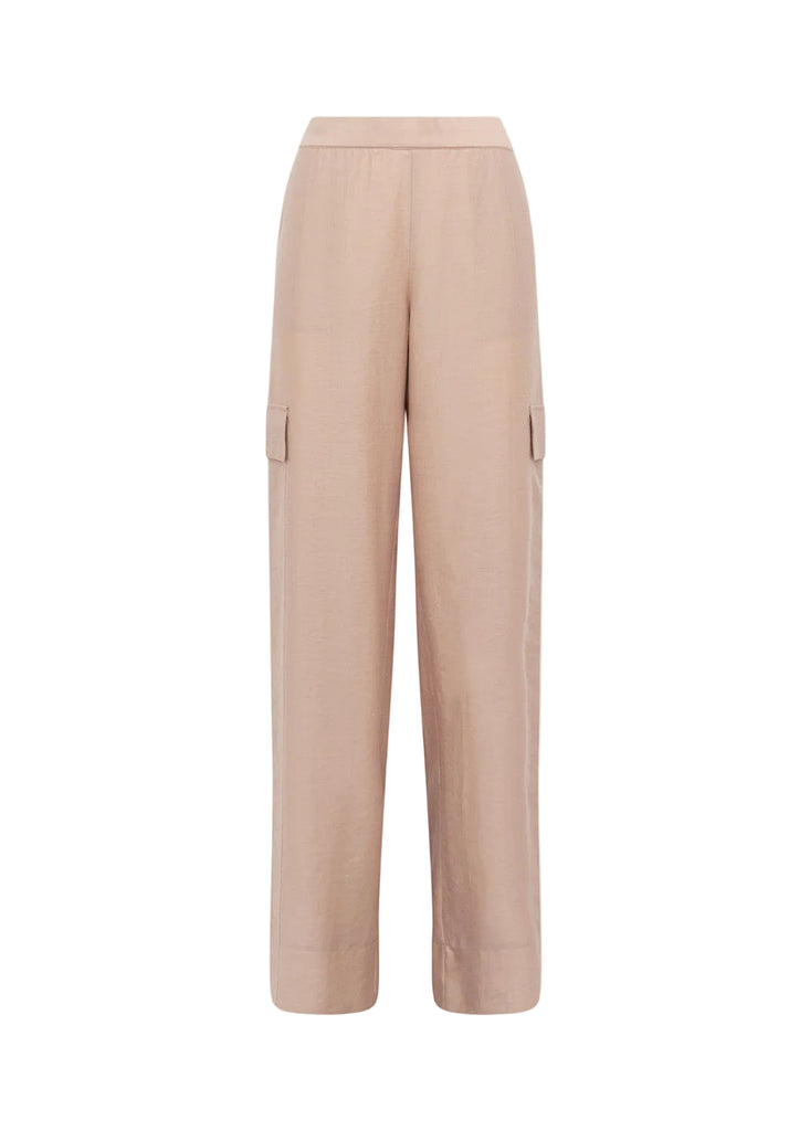 PANTALONI A GAMBA LARGA IN LYOCELL E PIZZO BLUGIRL Blumarine
