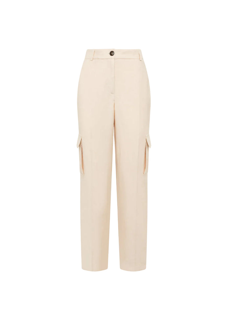PANTALONI CARGO IN MISTO LINO BLUGIRL Blumarine