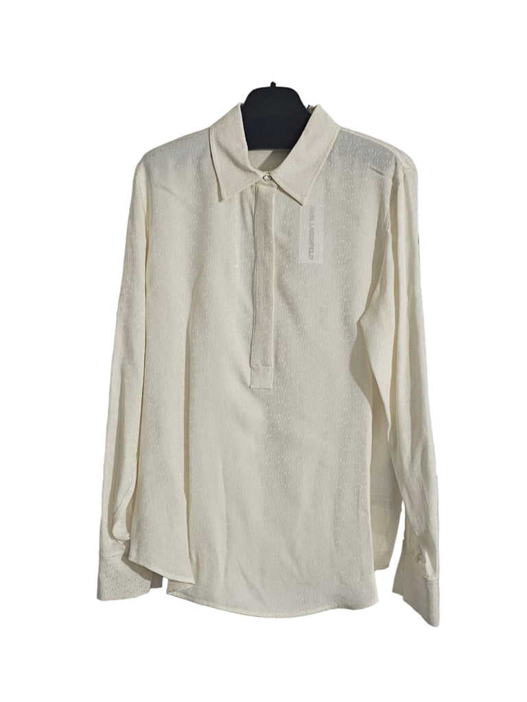 CAMICIA JACQUARD FLUID BLOUSE     KARL LAGERFELD