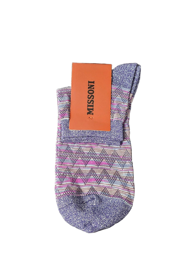 CALZINI CORTI IN MISTO COTONE LUREX     MISSONI