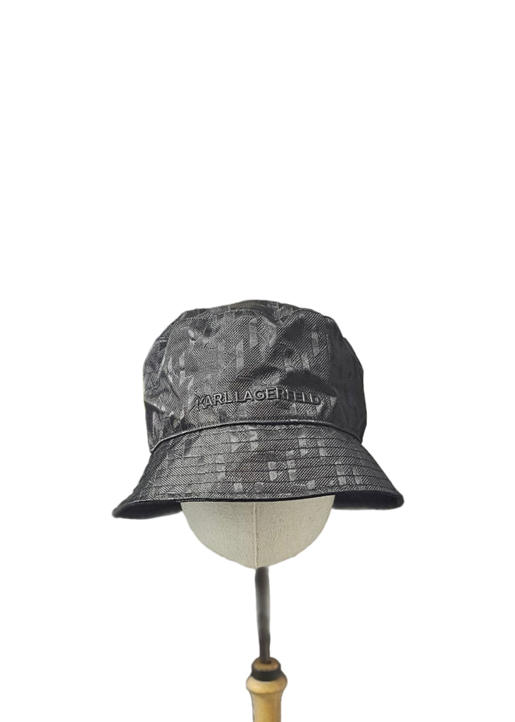 CAPPELLO PIOGGIA K/ETCH BUCKET HAT     KARL LAGERFELD
