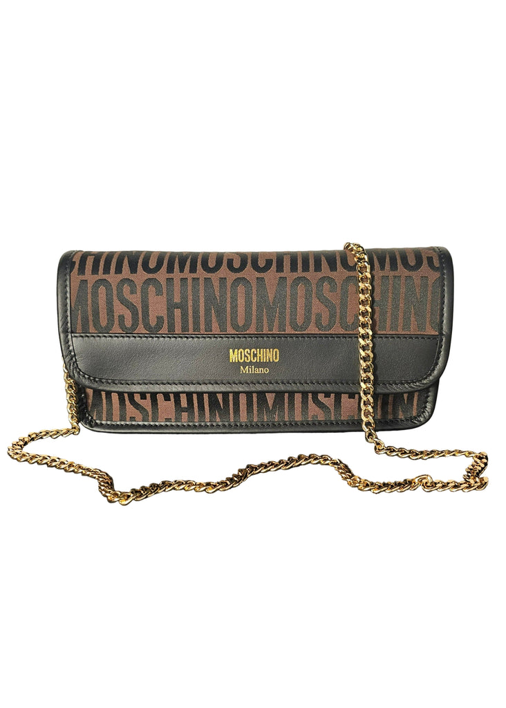 Moschino Outlet Love Moschino Jacquard Shoulder Bag BORSA CULT CON