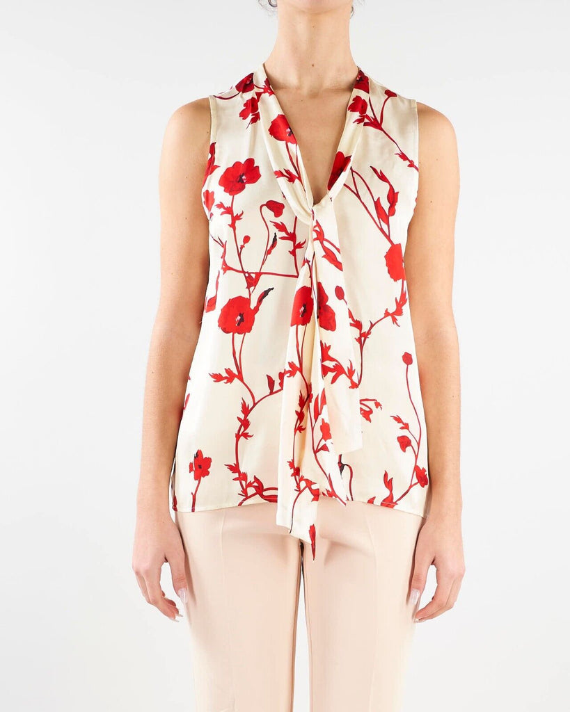 TOP STAMPA FIORE NENETTE