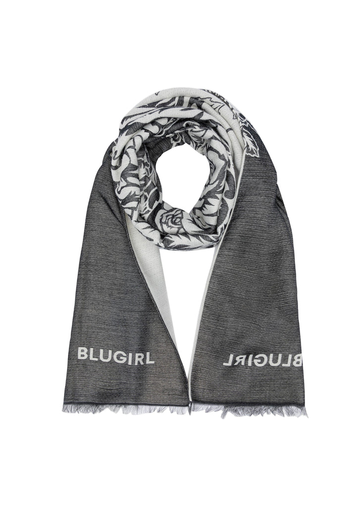 STOLA CON ROSE JACQUARD     BLUGIEL Blumarine