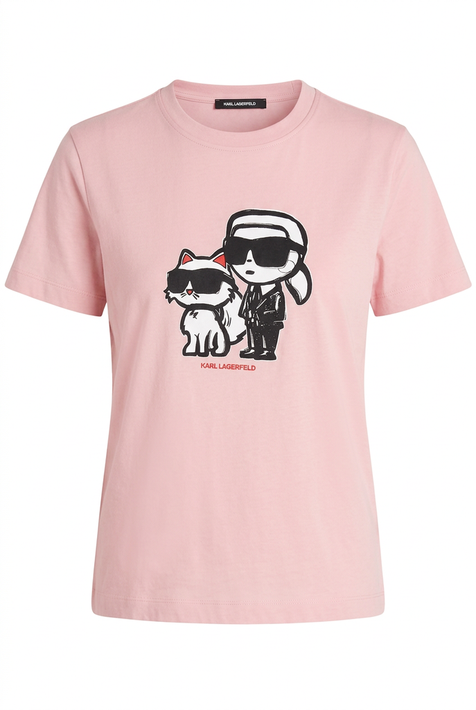 T-shirt rosa senza modella