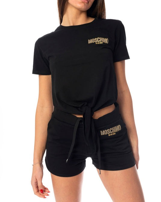 T-SHIRT LOGO MOSCHINO SWIM  MOSCHINO UNDERWEAR