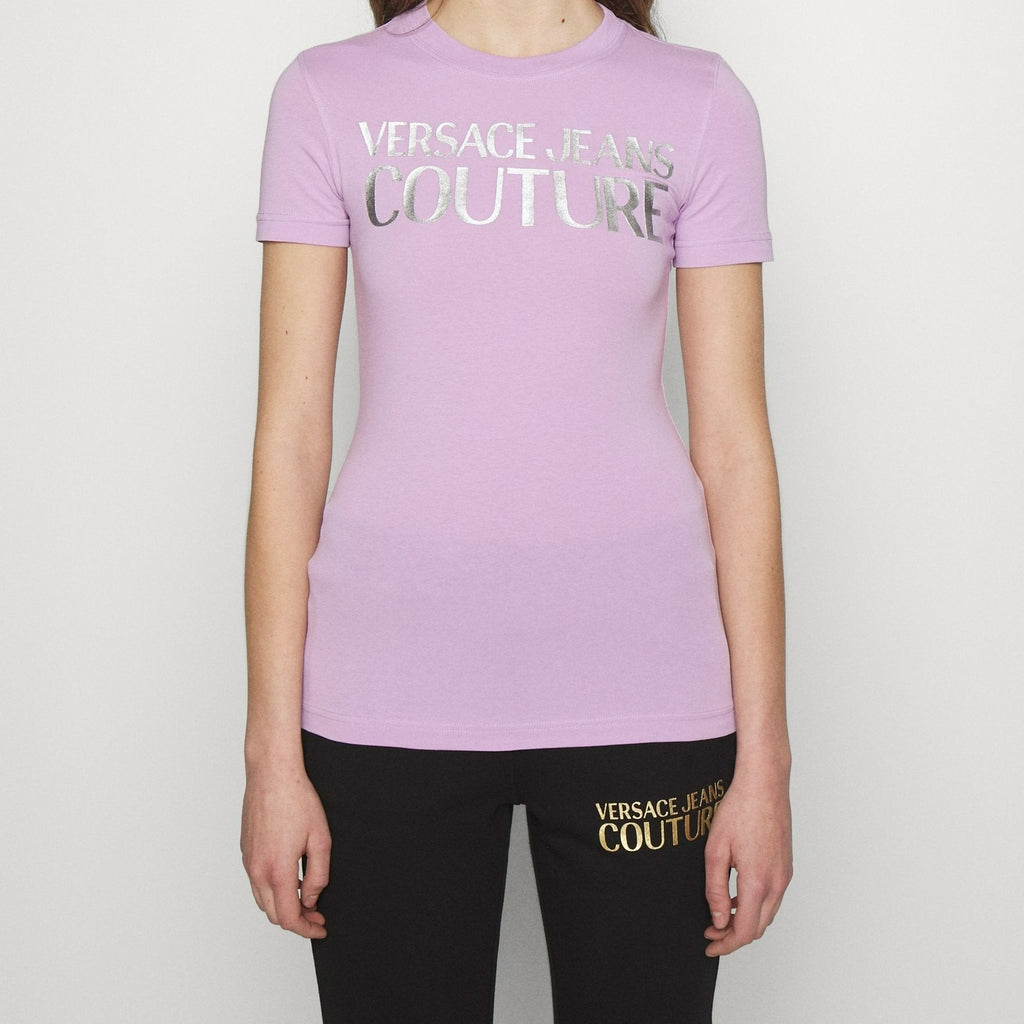 T-shirt Logo Thick Foli Jersey Strech  Versace Jeans Couture