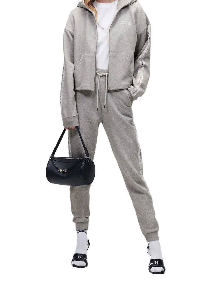 Pantalone Logo Tape Sweat Cotone Organico KARL LAGERFELD - Michela Bini