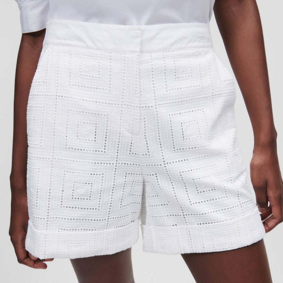 KL ANGLAISE SHORTS  KARL LAGERFELD