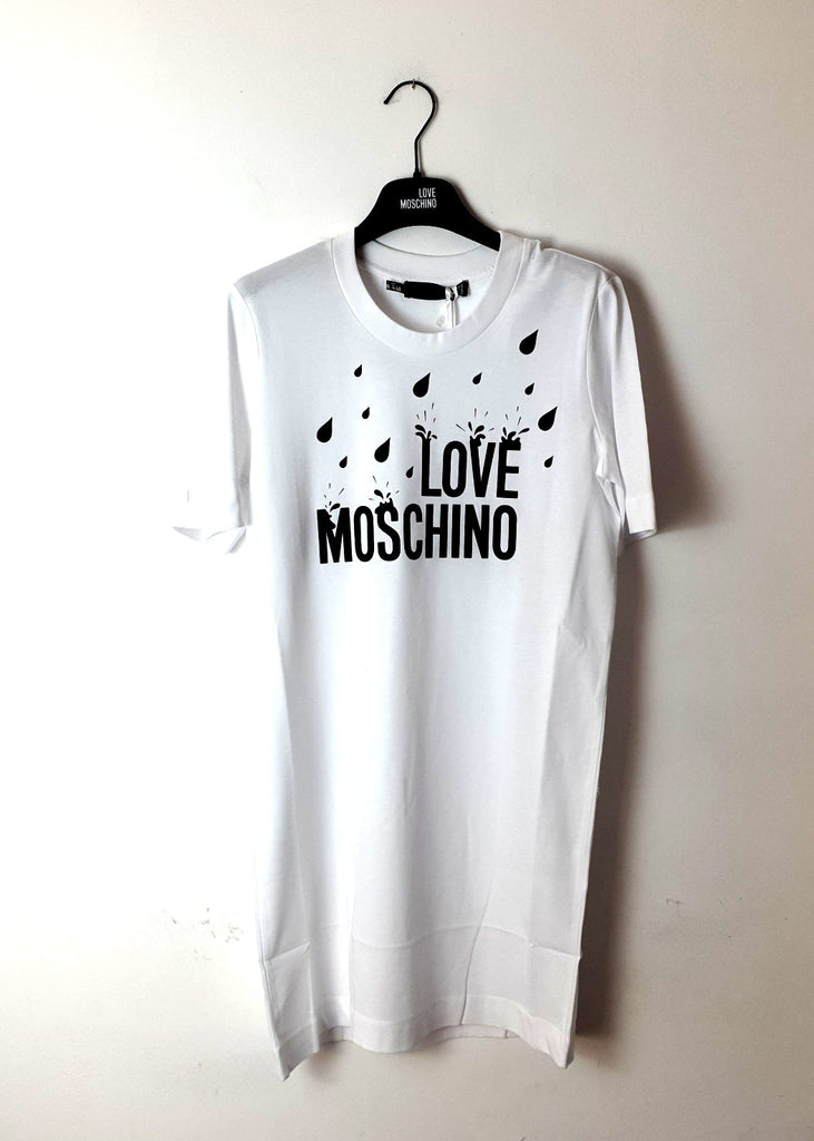 T-SHIRT CON LOGO SCRITTA LOVE MOSCHINO