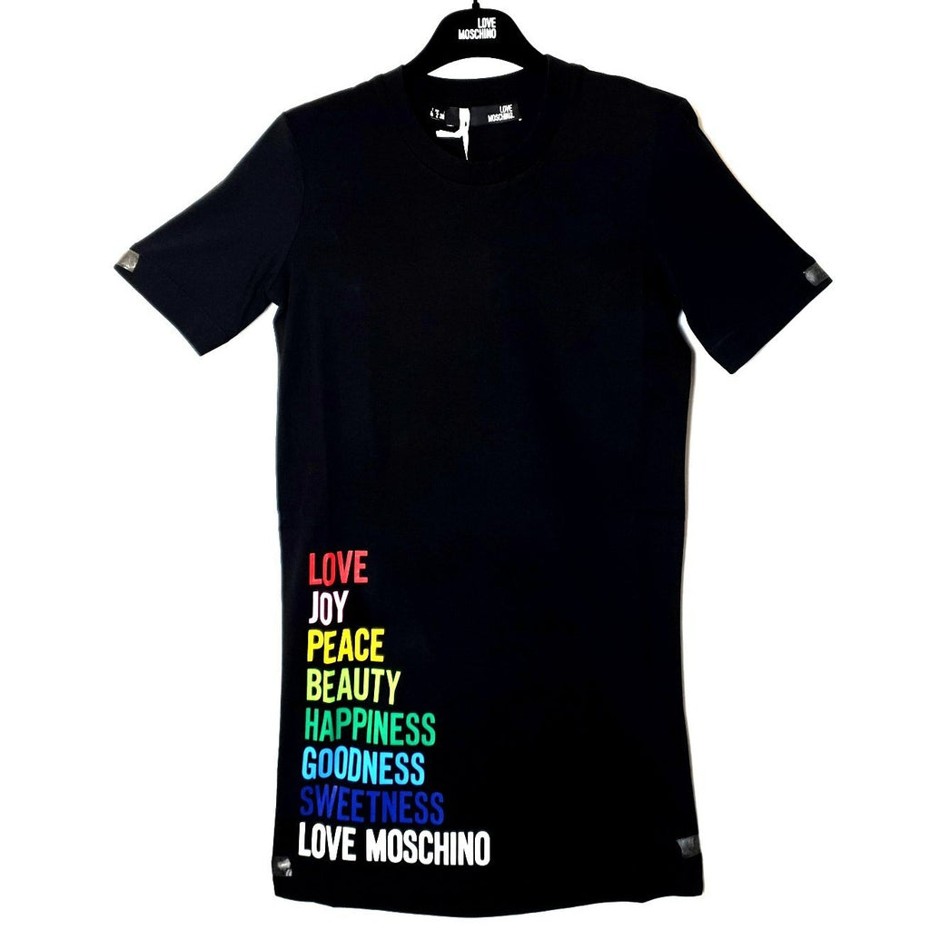 Abito logo scritte Love Moschino