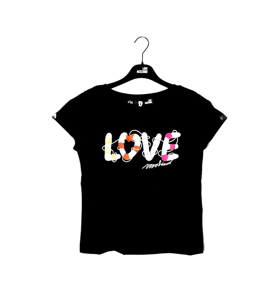 T-SHIRT LOGO SALVAGENTE LOVE MOSCHINO COL. 2021